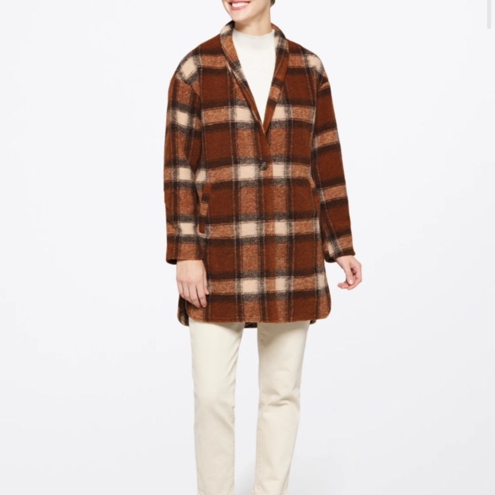 Blank NYC Wanderer plaid jacket